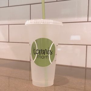 tennis mom tumbler